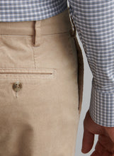 Peter Millar Corduroy Flat Front Trouser (Stone)