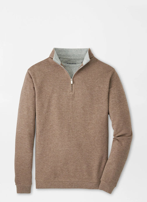 Peter Millar Crown Comfort Pullover (Poplar Brown)