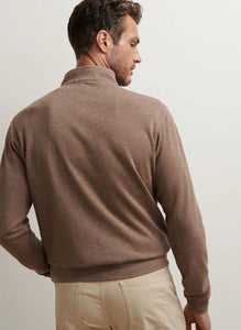 Peter Millar Crown Comfort Pullover (Poplar Brown)