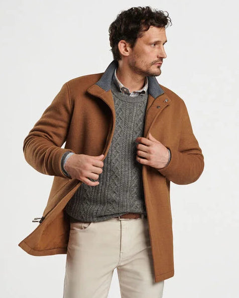 Peter Millar Crown Flex Fleece City Coat (Hazelwood)