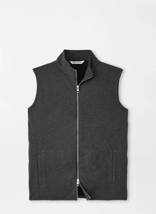 Peter Millar Crown Sweater Fleece Vest (Iron)