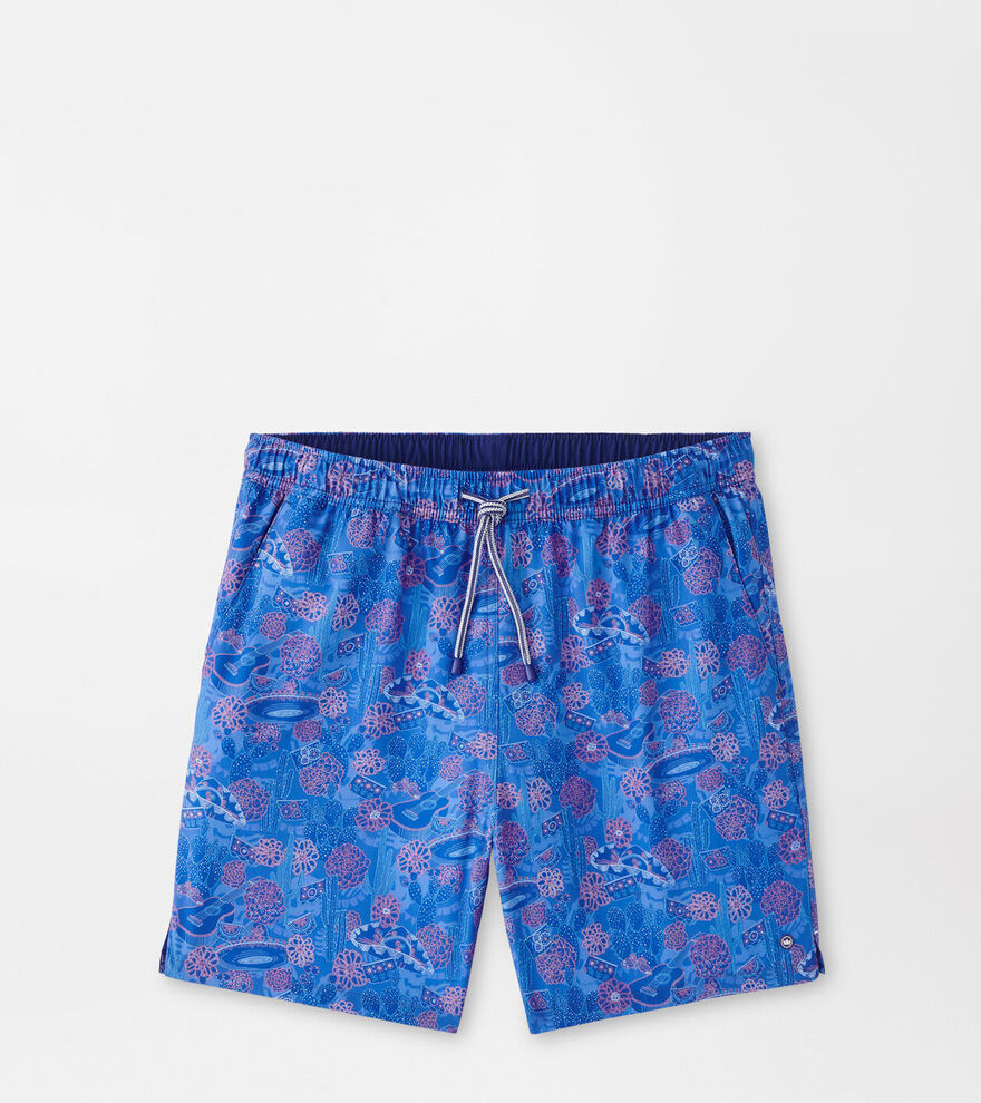 Peter Millar Day of the Dead Swim Trunk