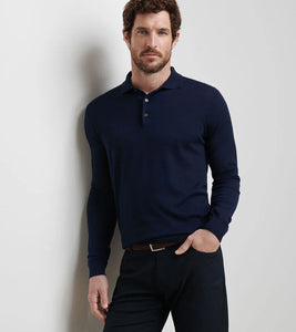 Peter Millar Dorset Sweater Polo (Navy)