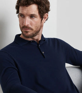 Peter Millar Dorset Sweater Polo (Navy)