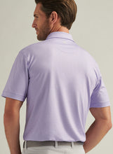 Peter Millar Gingham Performance Jersey Polo (Ultra Violet)