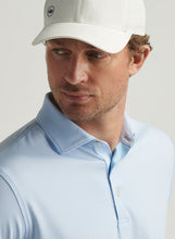 Peter Millar Jubilee Stripe Performance Polo | Cottage Blue