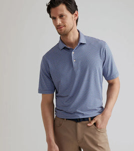 Peter Millar Lenway Performance Jersey Polo (Poplar Brown)