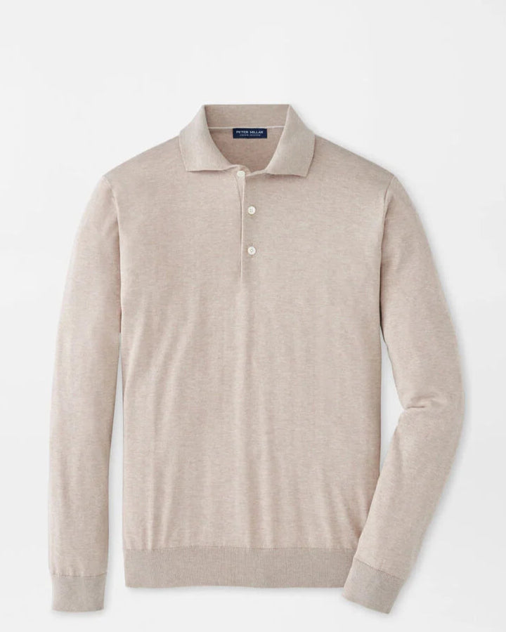 Peter Millar Mariner Sea Island Cotton Sweater Polo