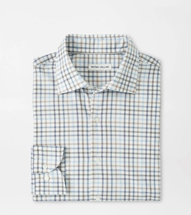 Peter Millar North Coast Crown Lite Shirt (Blue Haze)