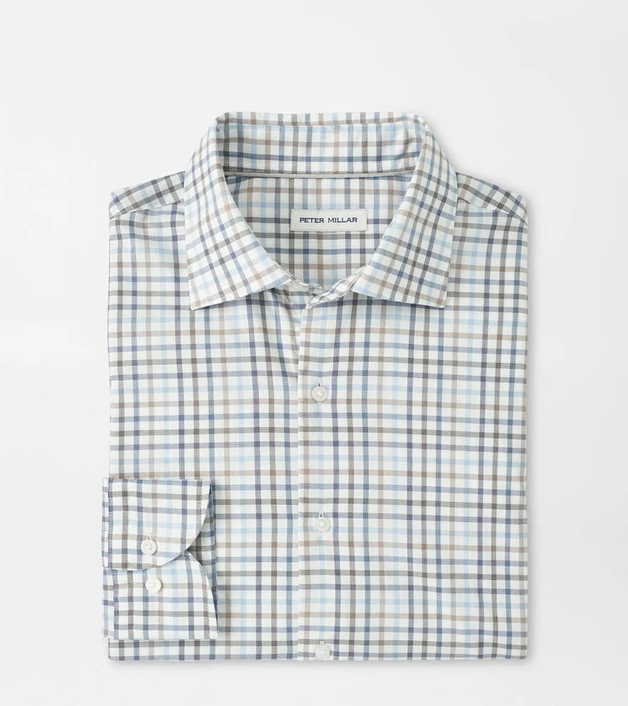 Peter Millar North Coast Crown Lite Shirt (Blue Haze)