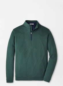 Peter Millar Perth Melange Performance Quarter Zip (Pine)
