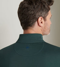 Peter Millar Perth Mélange Performance 1/4 Zip Pullover (Pine)