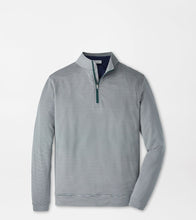 Peter Millar Perth Sugar Stripe Performance 1/4 Zip (Pine)