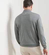 Peter Millar Perth Sugar Stripe Performance 1/4 Zip (Pine)