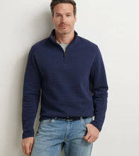 Peter Millar Quad Quilted Quarter Zip (Navy)