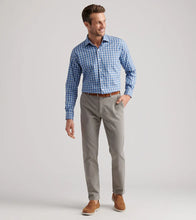 Peter Millar Signature Sateen Flat Front Trouser (Gale Grey)