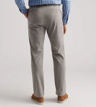Peter Millar Signature Sateen Flat Front Trouser (Gale Grey)