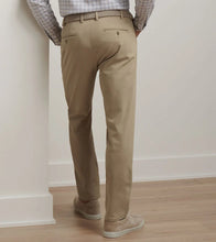 Peter Millar Signature Sateen Flat Front Trouser (Khaki)