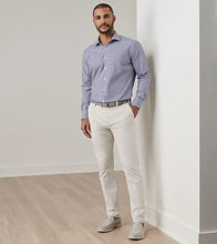 Peter Millar Signature Sateen Flat Front Trouser (Stone)