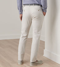 Peter Millar Signature Sateen Flat Front Trouser (Stone)