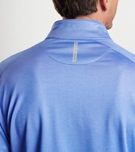 Peter Millar Stealth Delancy Dot Performance Quarter Zip (Elixi