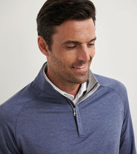 Peter Millar Stealth Performance Quarter Zip (Nebula Blue)