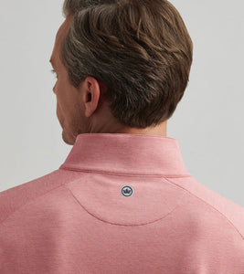 Peter Millar Stealth Performance Quarter Zip (Pink Crepe)