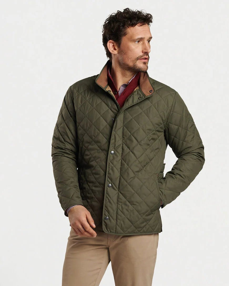 Peter Millar Suffolk Coat (Dark Olive)