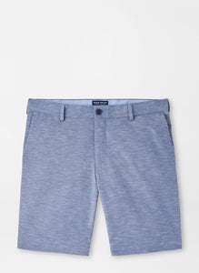 Peter Millar Surge Linen Blend Performance Short (Ocean Blue)