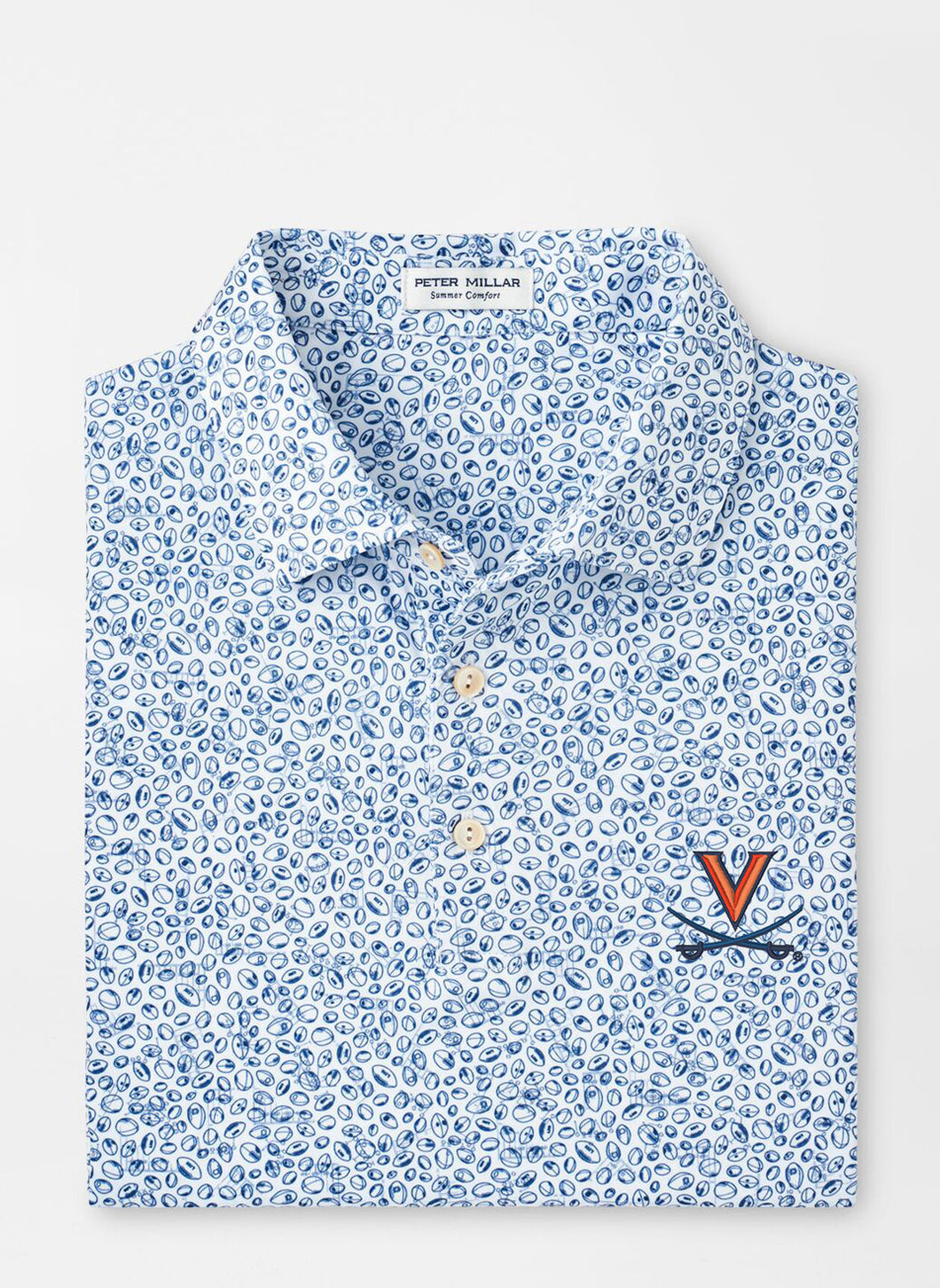 Peter Millar Virginia Blitz Performance Jersey Polo