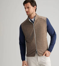 Peter Millar Vista Full Zip Vest (Poplar Brown)
