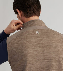 Peter Millar Vista Full Zip Vest (Poplar Brown)