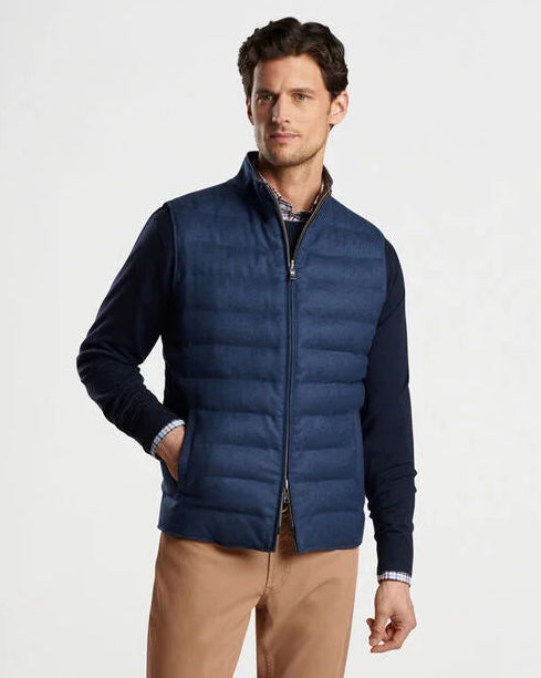 Peter Millar Whistler Reversible Vest (Atlantic Blue)