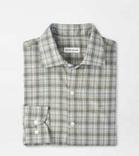 Peter Millar Whitecap Performance Flannel Shirt (Basil)
