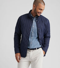 Peter Millar Suffolk Quilted Coat (Navy)