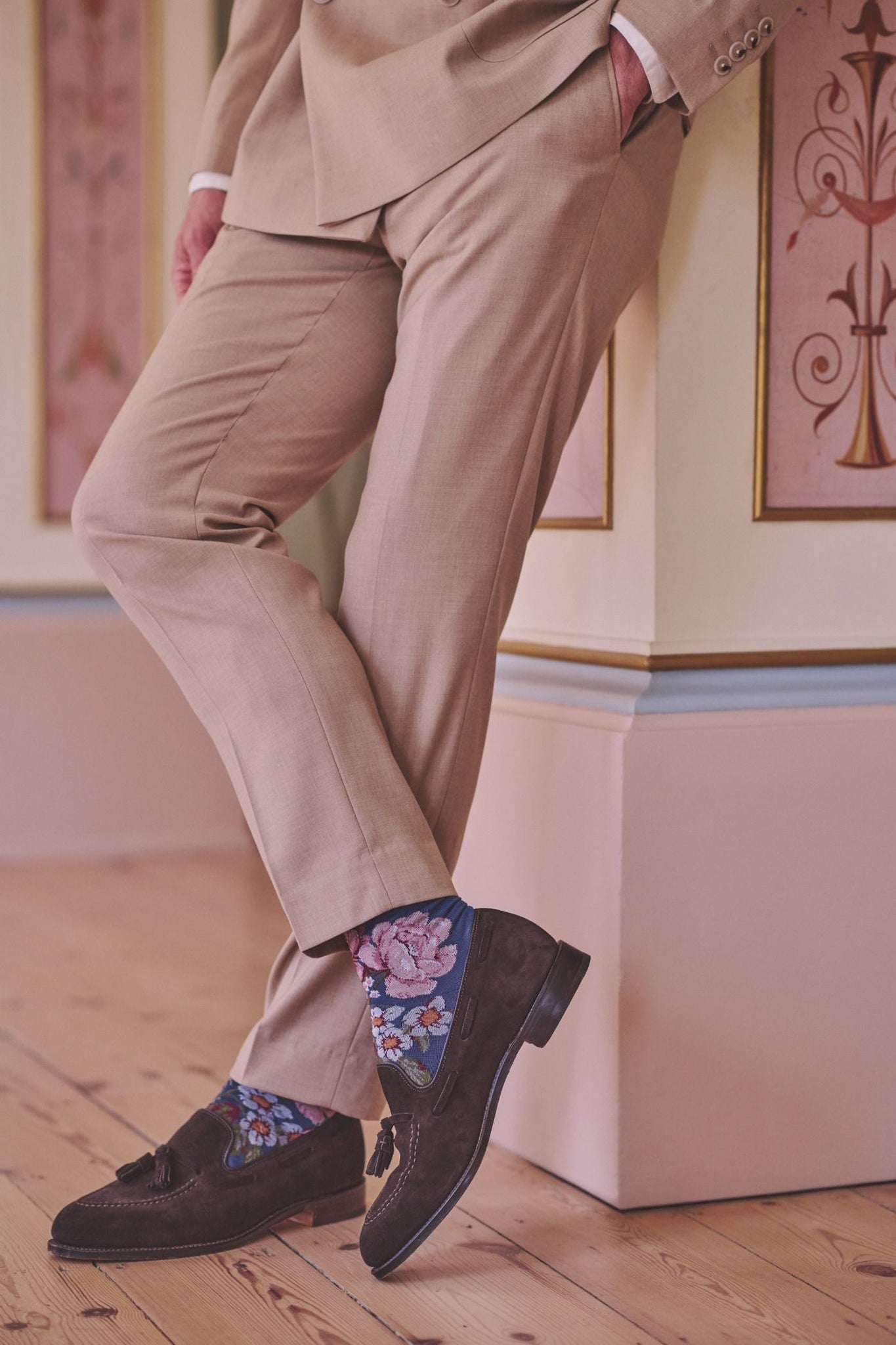 pantherella egyptian cotton dress socks Pantherella Purple Egyptian Cotton Lisle Danvers Ankle Socks