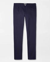 Navy blue pants on a white background