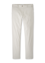 Peter Millar Signature Sateen Flat Front Pant | Stone