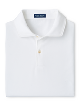Peter Millar Albatross Cotton  Pique Polo | White
