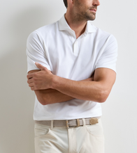 Peter Millar Albatross Cotton  Pique Polo | White
