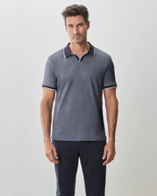 ROBERT BARAKETT Northpark Short Sleeve Open Collar Polo