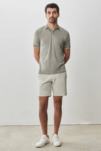 ROBERT BARAKETT Northpark Short Sleeve Open Collar Polo