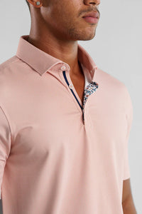 Stone Rose Apex Birdseye Polo (Copper)