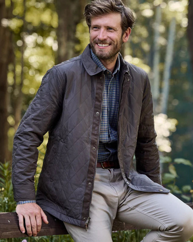 Tom Beckbe Braddock Quilted Jacket (Black Olive)