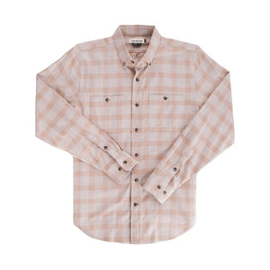 Tom Beckbe Brushed Cotton Twill Shirt (Warm Stone Plaid)