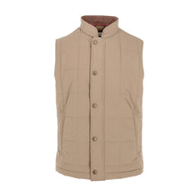 Tom Beckbe Burgess Quilted Vest (Tan)