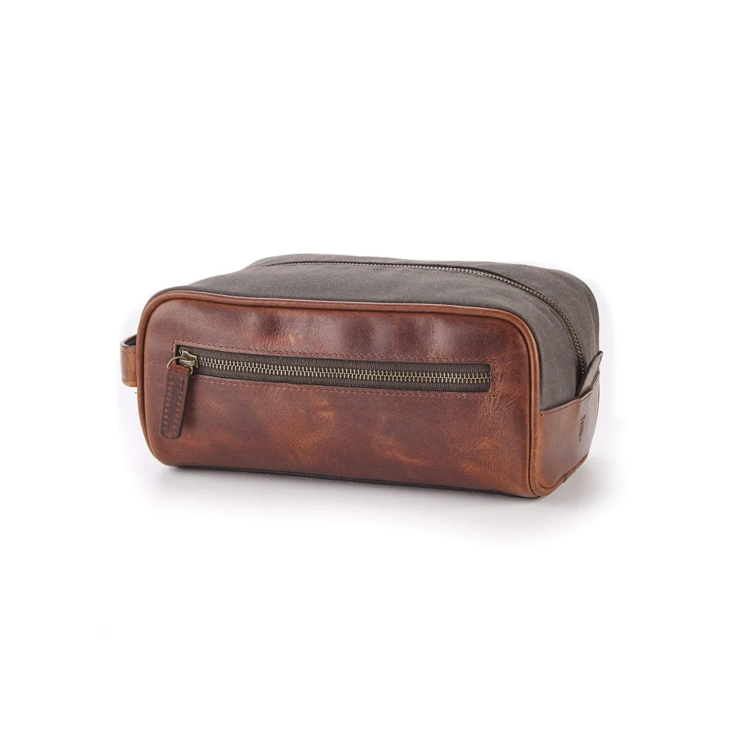 Tom Beckbe Canvas Dopp Kit (Bark)