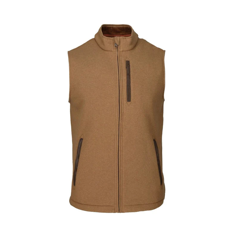 Tom Beckbe Warren Fleece Vest (Tan) – Franco's Fine Clothier