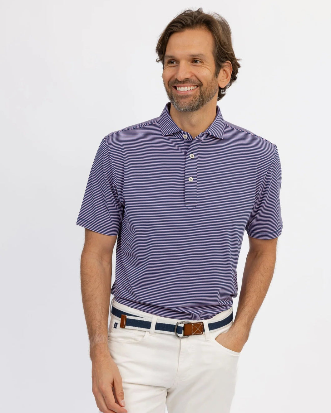 Turtleson Brady Polo Shirt (Navy/ Bloom)