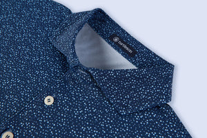 Turtleson Bubbly Polo Shirt (Navy / Ciel)
